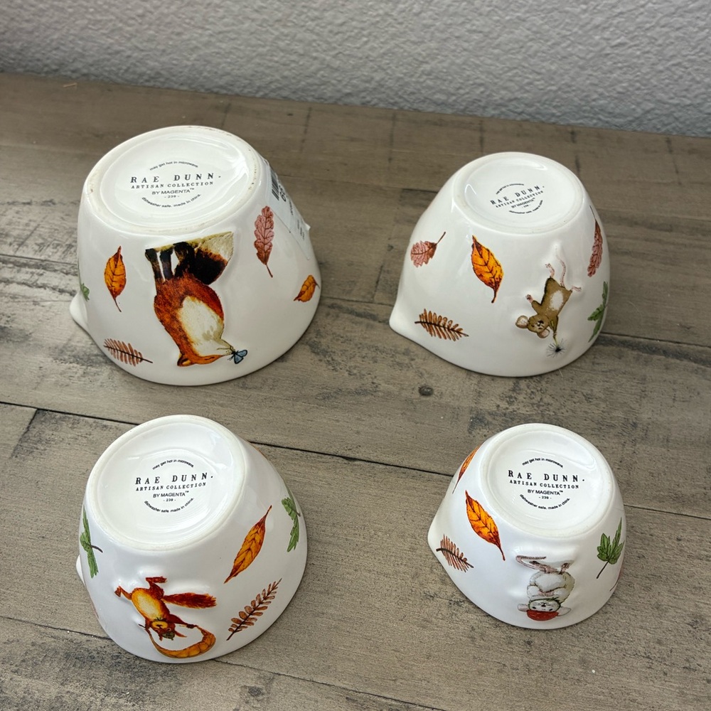 Rae Dunn Fall Critters measuring cups. - Picture 8 of 8
